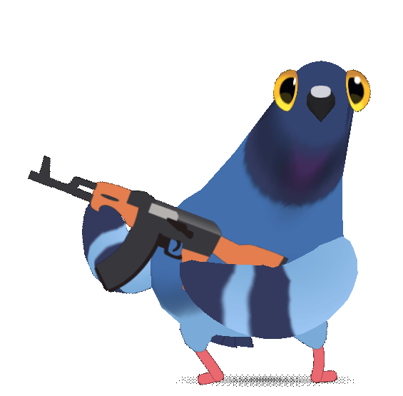 The pigeons danced too.